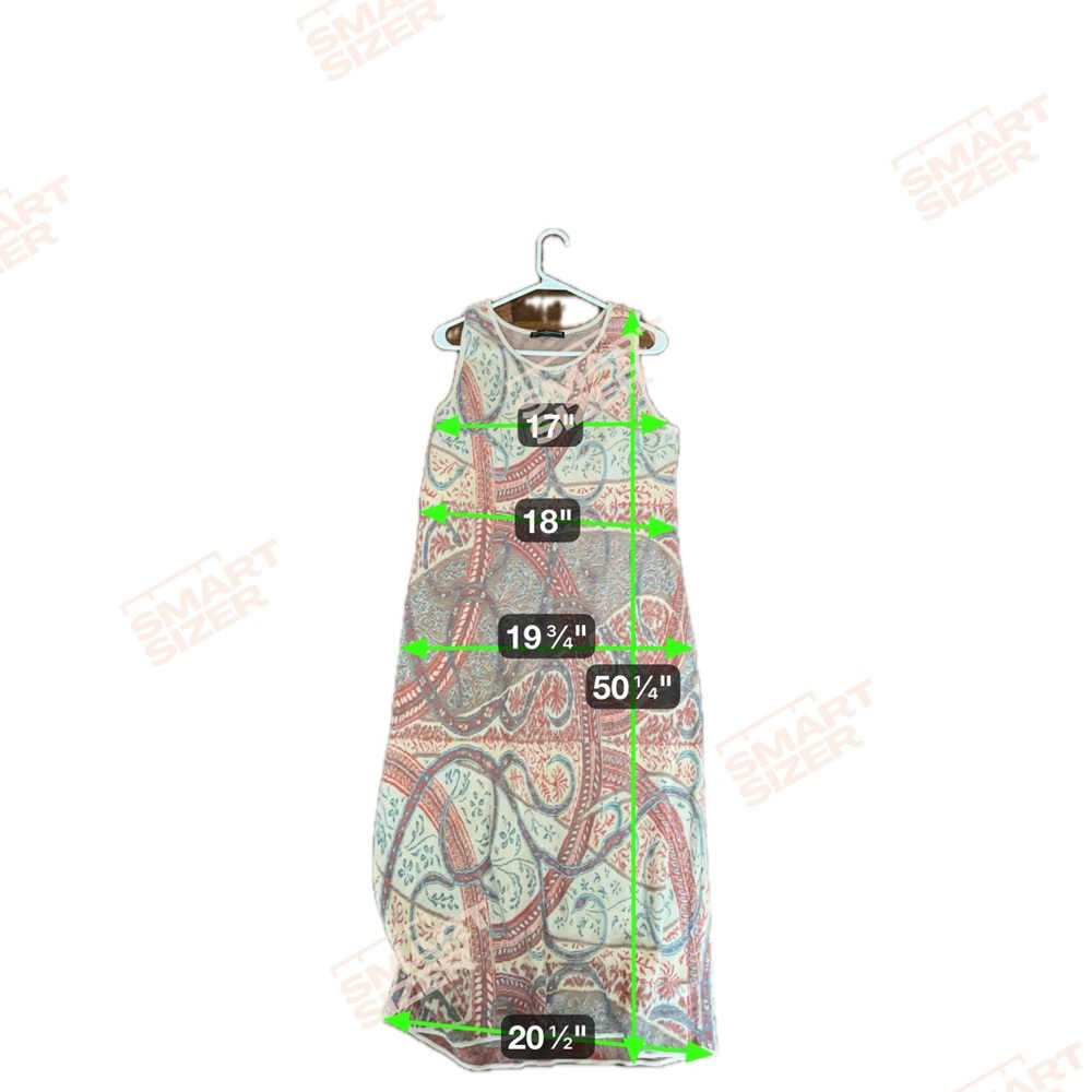 Peruvian Connection paisley jacquard %100 pima cotton slip dress - Picture 7 of 7